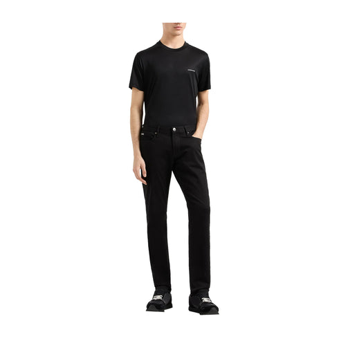 Emporio Armani T-shirt T-shirt Uomo con scritta piccola Nero A24 - EMPORIO ARMANI8N1TD81JUVZ - 0999 - L - Francavilla Moda